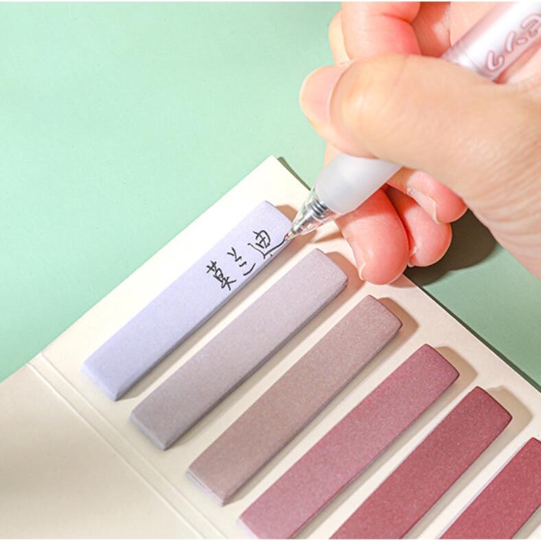 Set 120 Miếng Dán Ghi Chú Nhiều Màu Sắc Tiện Dụng Cho Văn Phòng