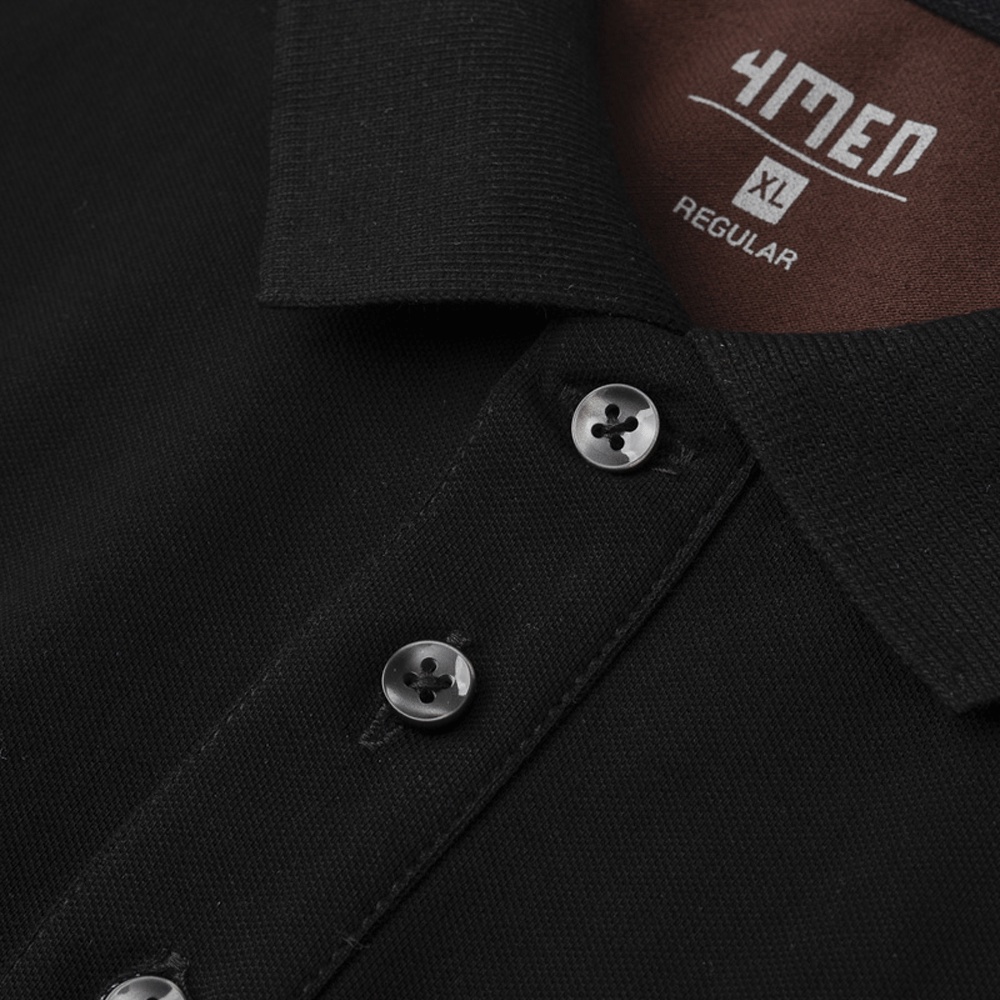 Áo PoLo Nam Regular Colormix 4MEN PO073 tay ngắn cổ bẻ vải thun cotton cá sấu mềm mịn, thoáng mát
