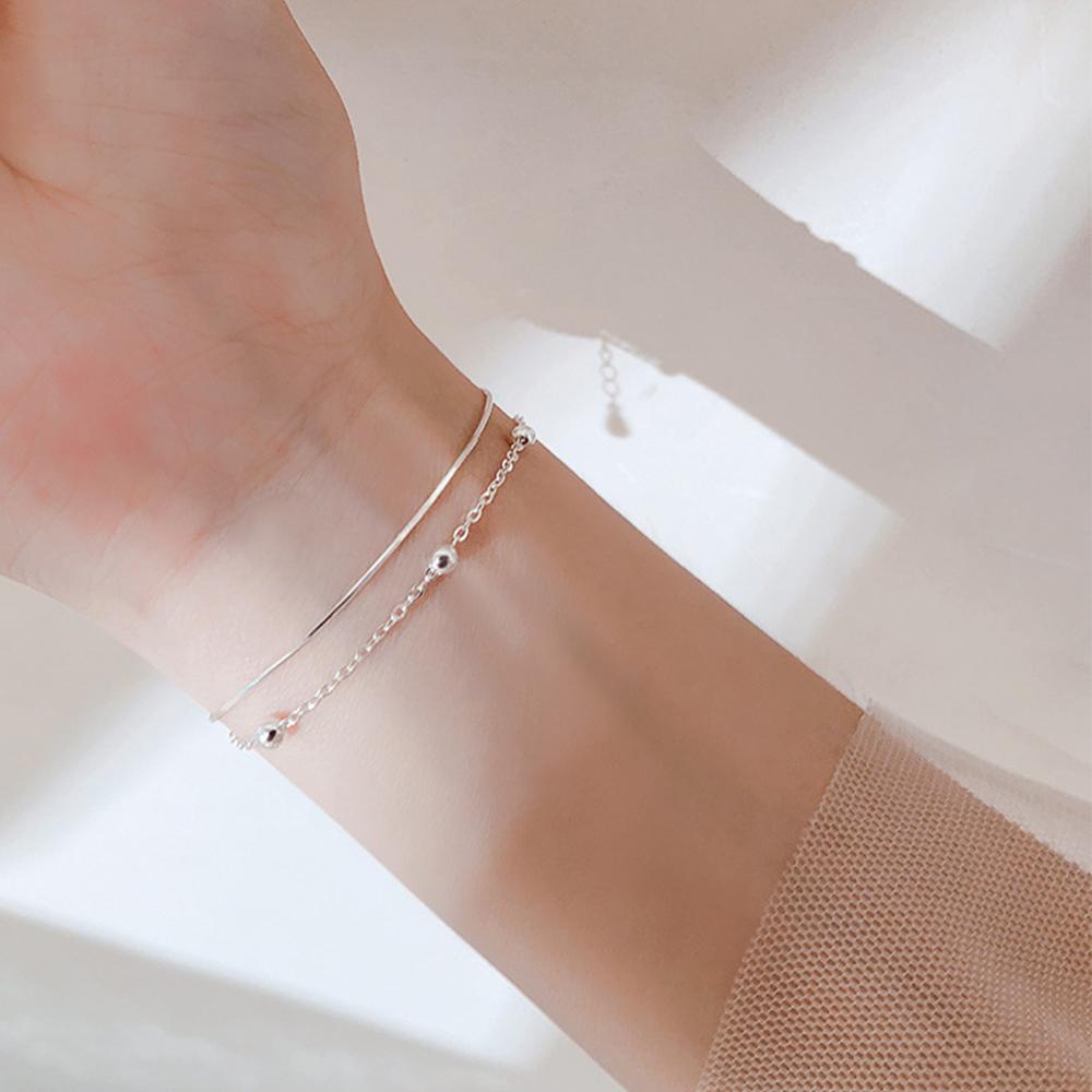 Vòng Tay Cho Nữ|Vòng Tay Chuỗi Hạt Nhiều Màu Sắc Thiết Kế Đơn Giản Phong Cách Vintage Cho Nữ