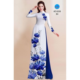 [HÀNG MỚI VỀ] Vải áo dài lụa cao cấp in 3D họa tiết hoa đẹp hình thật