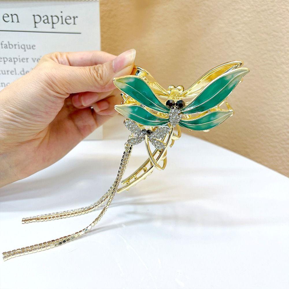 Kẹp Tóc Móng Vuốt Cá Mập Rỗng Đơn Giản Phong Cách Hàn Quốc Cho Nữ BERNARDO