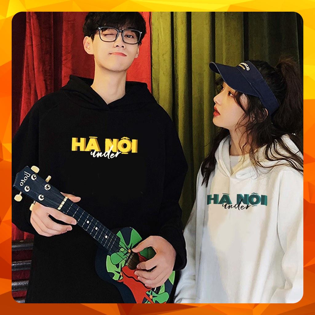 Áo Hoodie, Sweater HANOI Form Unisex 100% Cotton Nỉ Nam Nữ - In Local Brand