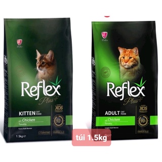 Hạt cho mèo trưởng thành reflex plus adult chicken 1.5kg -reflex plus kitten chicken 1.5kg