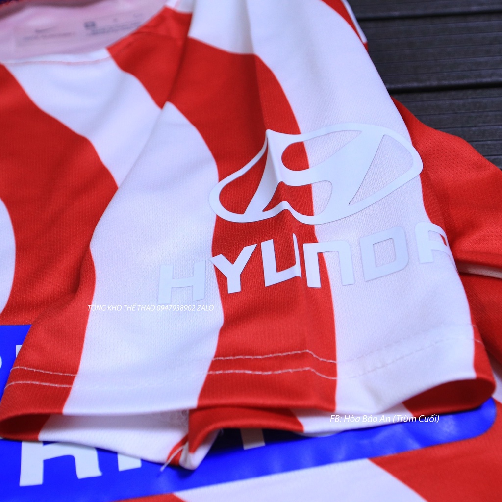 Set Bộ Thể Thao Nam CLB Atletico Madrid sân khách 2021 – 2022 Vải Thái Chuẩn Áo Thi Đấu - Quần Áo Bóng Đá Atlentico