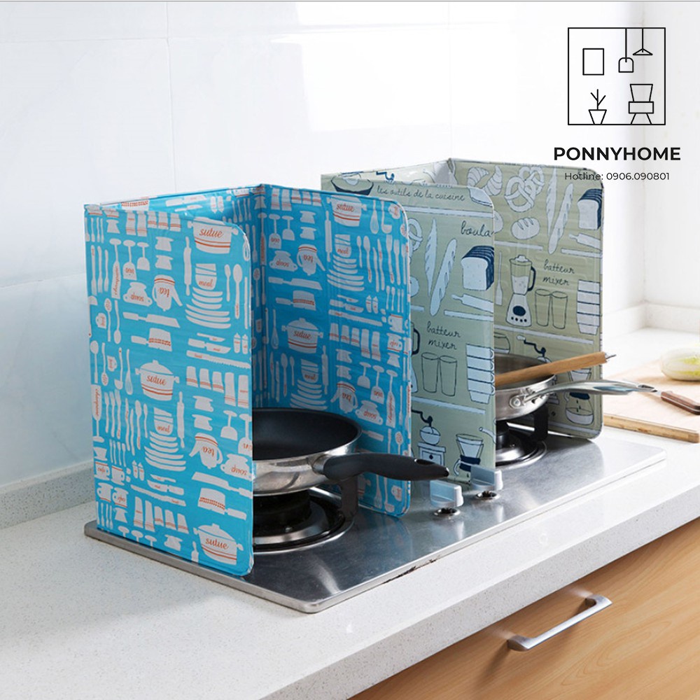 Tấm chắn dầu mỡ cách nhiệt họa tiết hoa văn