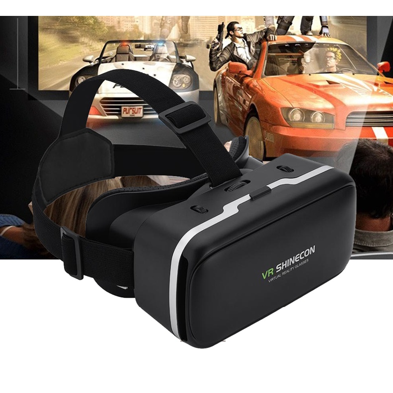 Combo Kính thực tế ảo VR Shinecon cao cấp cho Điện thoại+Tay cầm chơi game bluetooth 3.0
