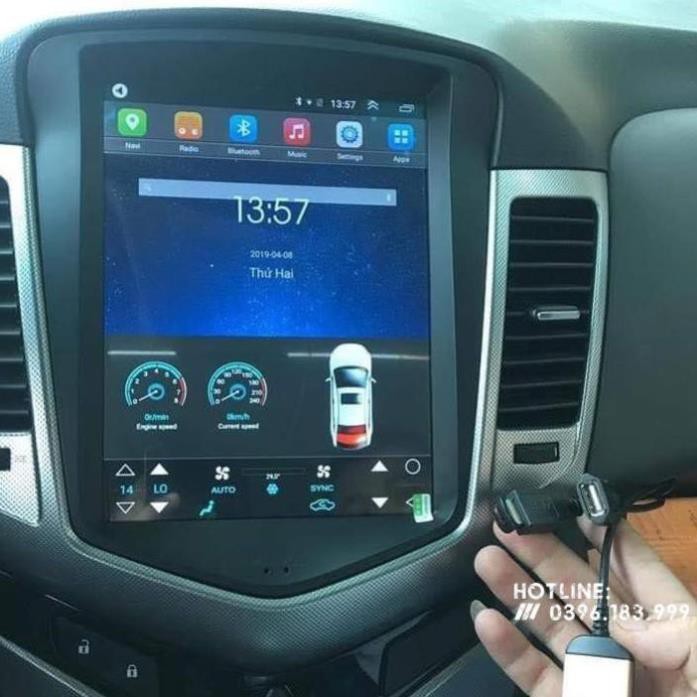 [Giảm giá]  Màn hình Tesla Android 12.4 inc cho Cruze/Lacetti 2008-2014