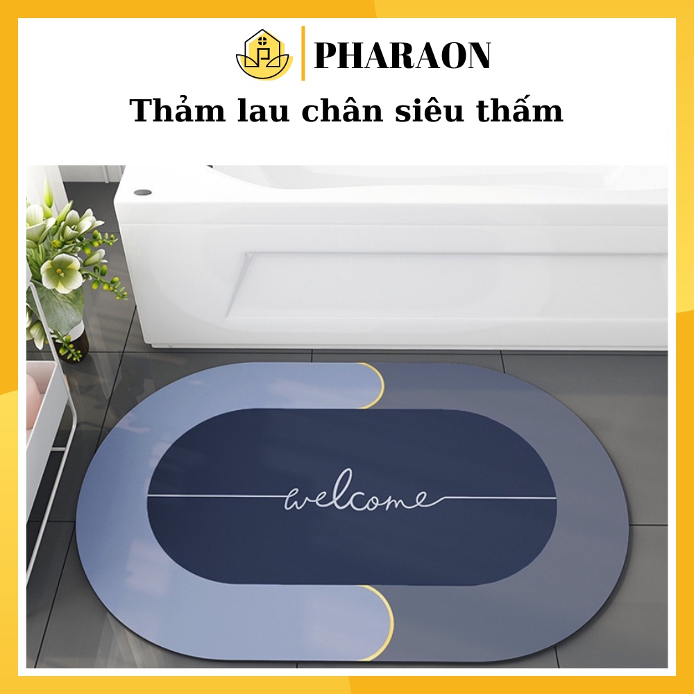 Thảm lau chân siêu thấm hút nước Thảm lót cửa chống trơn trượt