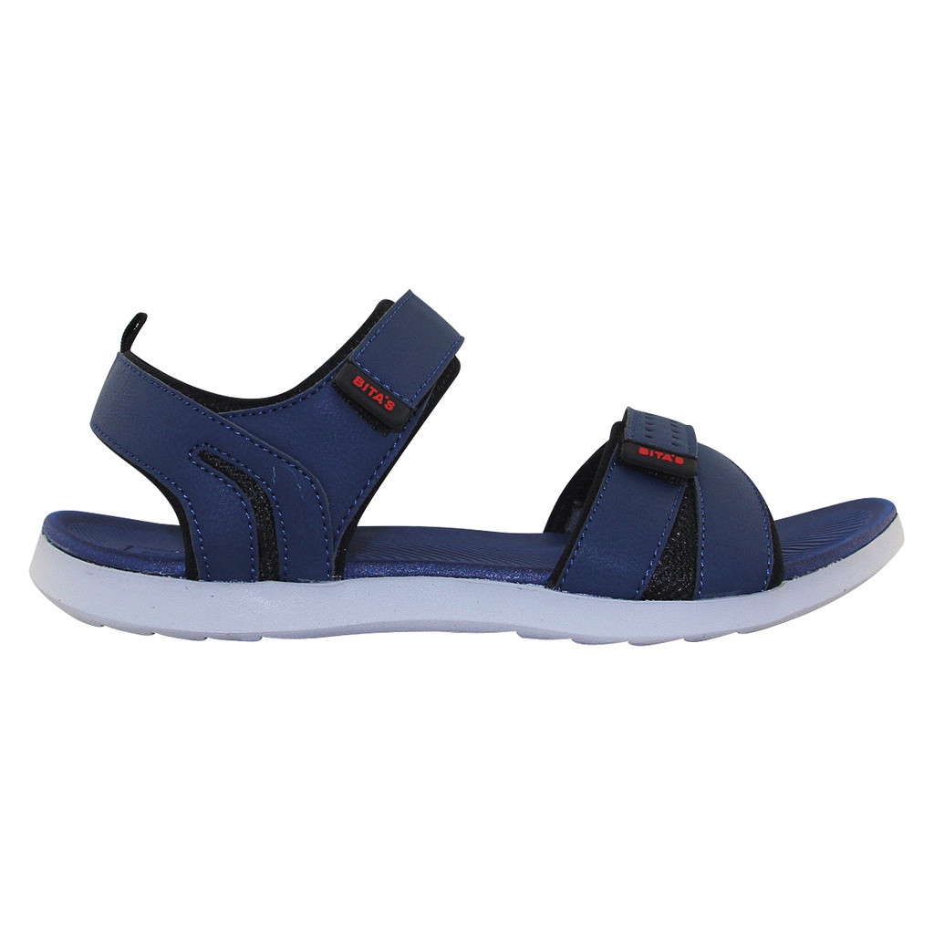 Sandal đế bằng nam Bita's SPS.140 (Đen + Navy + Xám)