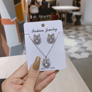 SET VÒNG CỔ VÀ BÔNG TAI BẠC 925( 4 mẫu)