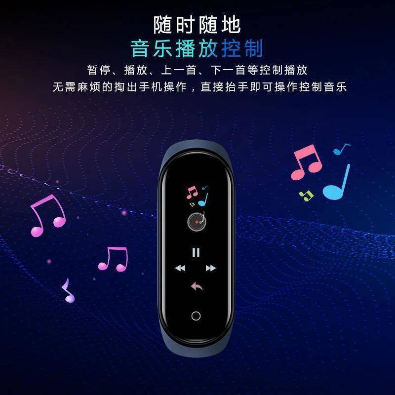 tử hồ Vòng đeo tay thông minh Giấc ngủ theo dõi sức khỏe màn hình màu đồng hồ báo thức thông điệp nhắc nhở tập thể d | BigBuy360 - bigbuy360.vn