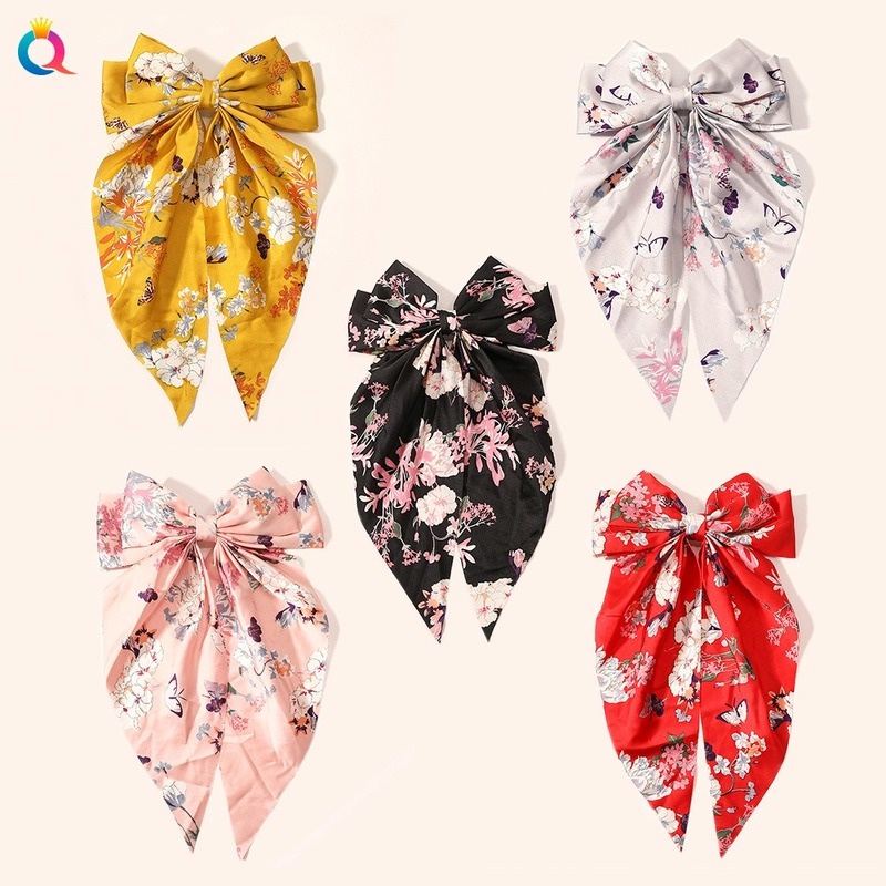 Kẹp Tóc Nơ Hai Lớp Thời Trang Xinh Xắn Cho Nữ