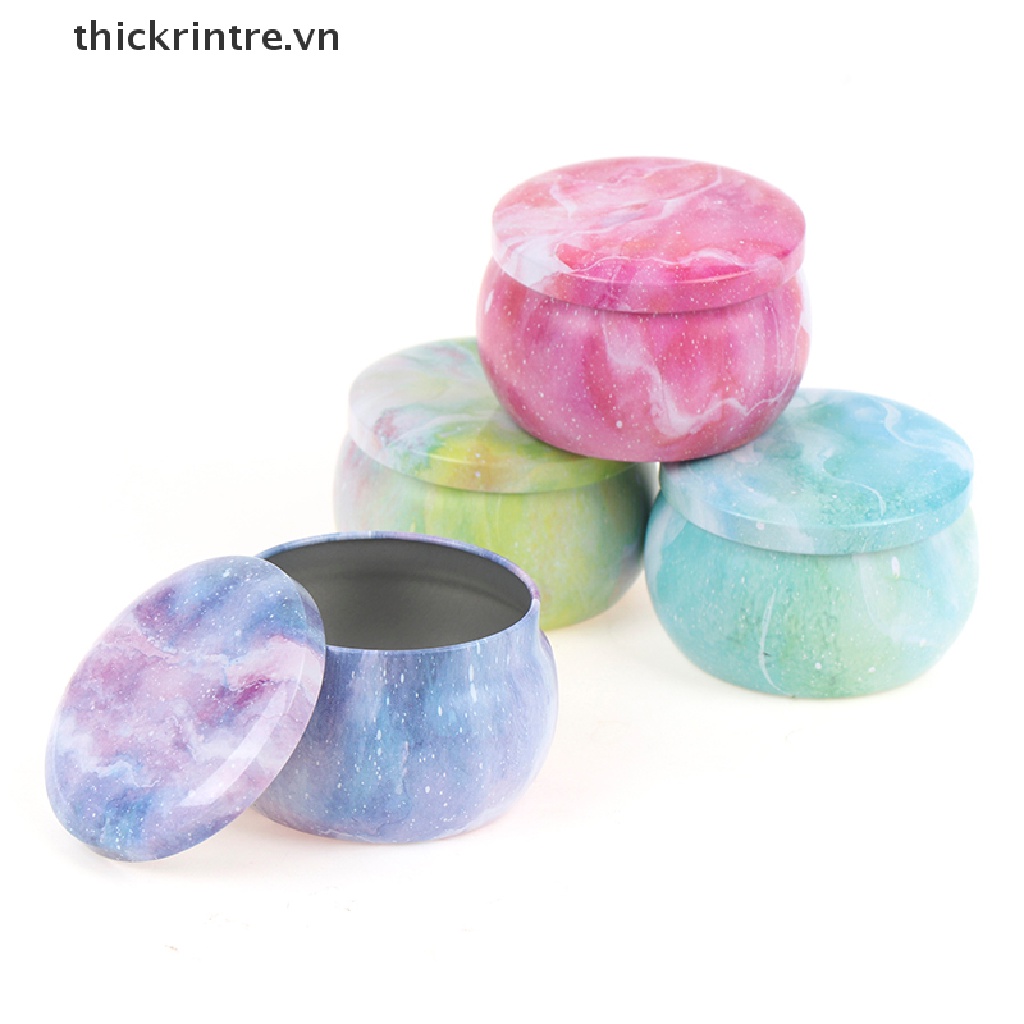 Hộp Thiếc Mini Đựng Nến Trang Sức Đa Năng Tiện Dụng