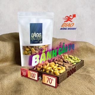 Bánh gấu nhân kem mix 3 vị 300g Làng Ăn Vặt đồ ăn vặt Đà Lạt thơm ngon bổ rẻ ít CALO