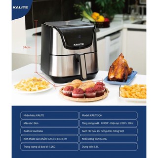 Nồi chiên không dầu Kalite Q6
