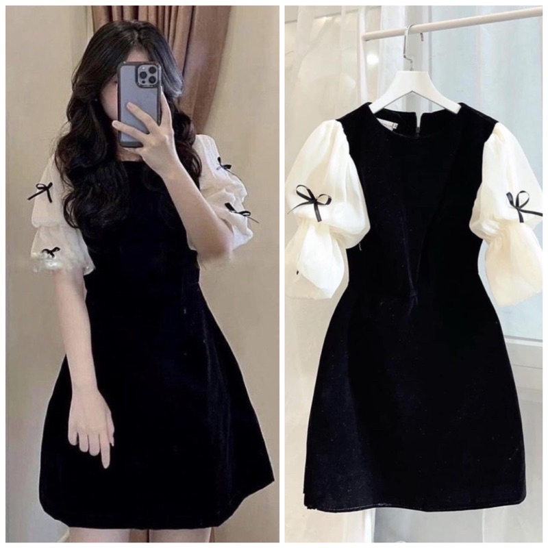 [SẴN/VIDEO] VÁY XÒE TRƠN TAY BỒNG DÁNG SUÔNG BABYDOLL