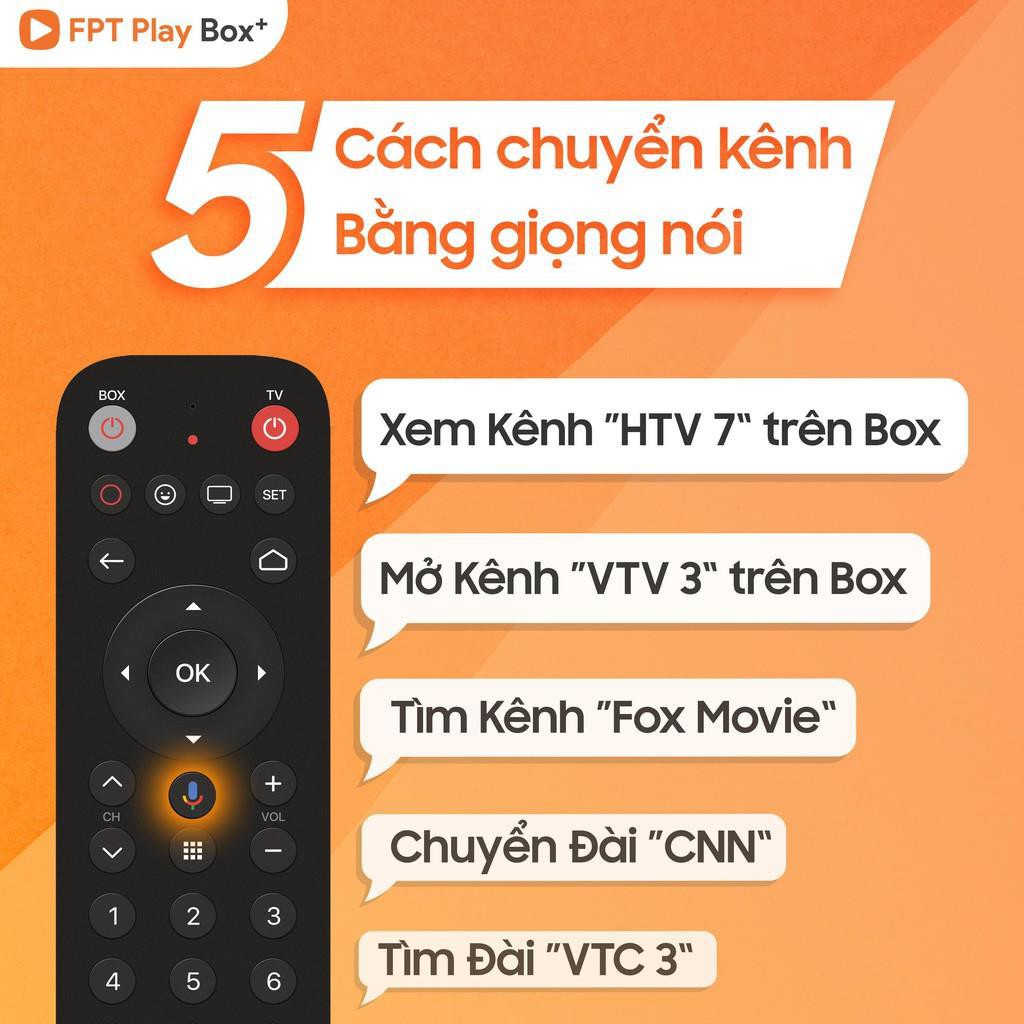 Remote FPT Play Box - Điều Khiển Giọng Nói - Google Assistant - Chính hẵng FPT Telecom