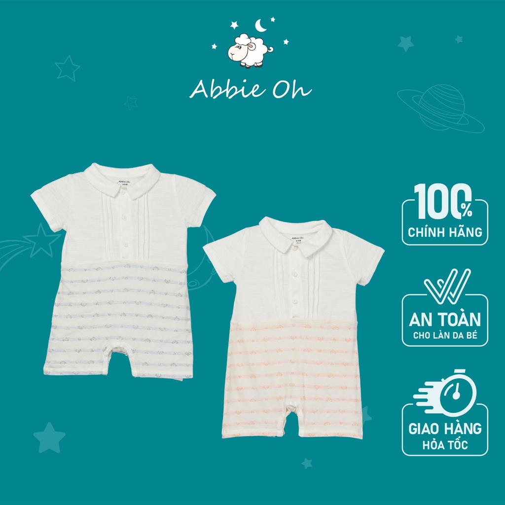 Bộ quần áo Liền Có Cổ Cho Bé | 0-3 tuổi | Abbieoh | B044 SS19