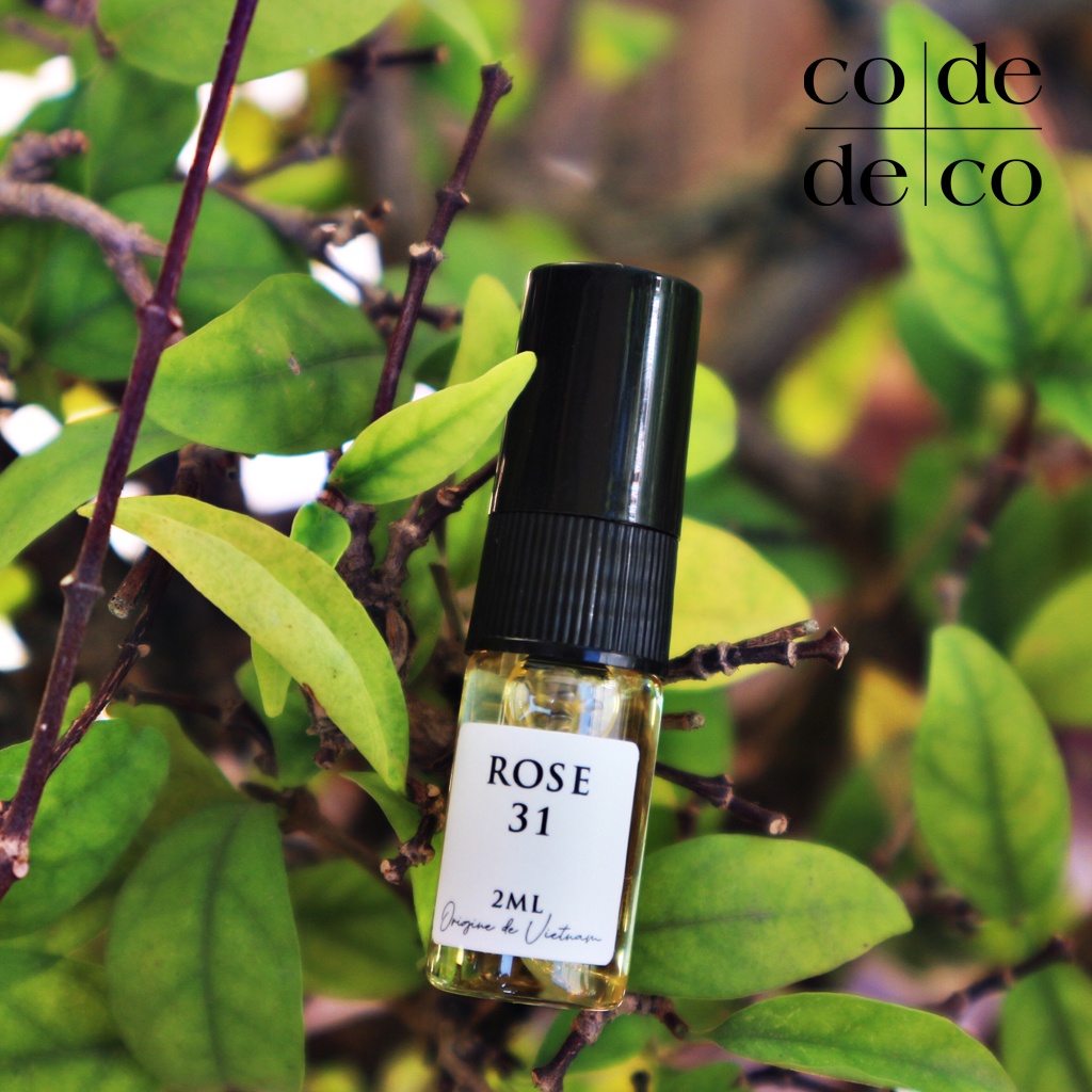 Tinh Dầu Thơm Code Deco Labo Rose 31 Thanh Lịch, Bí Ẩn, Thu Hút 2ml