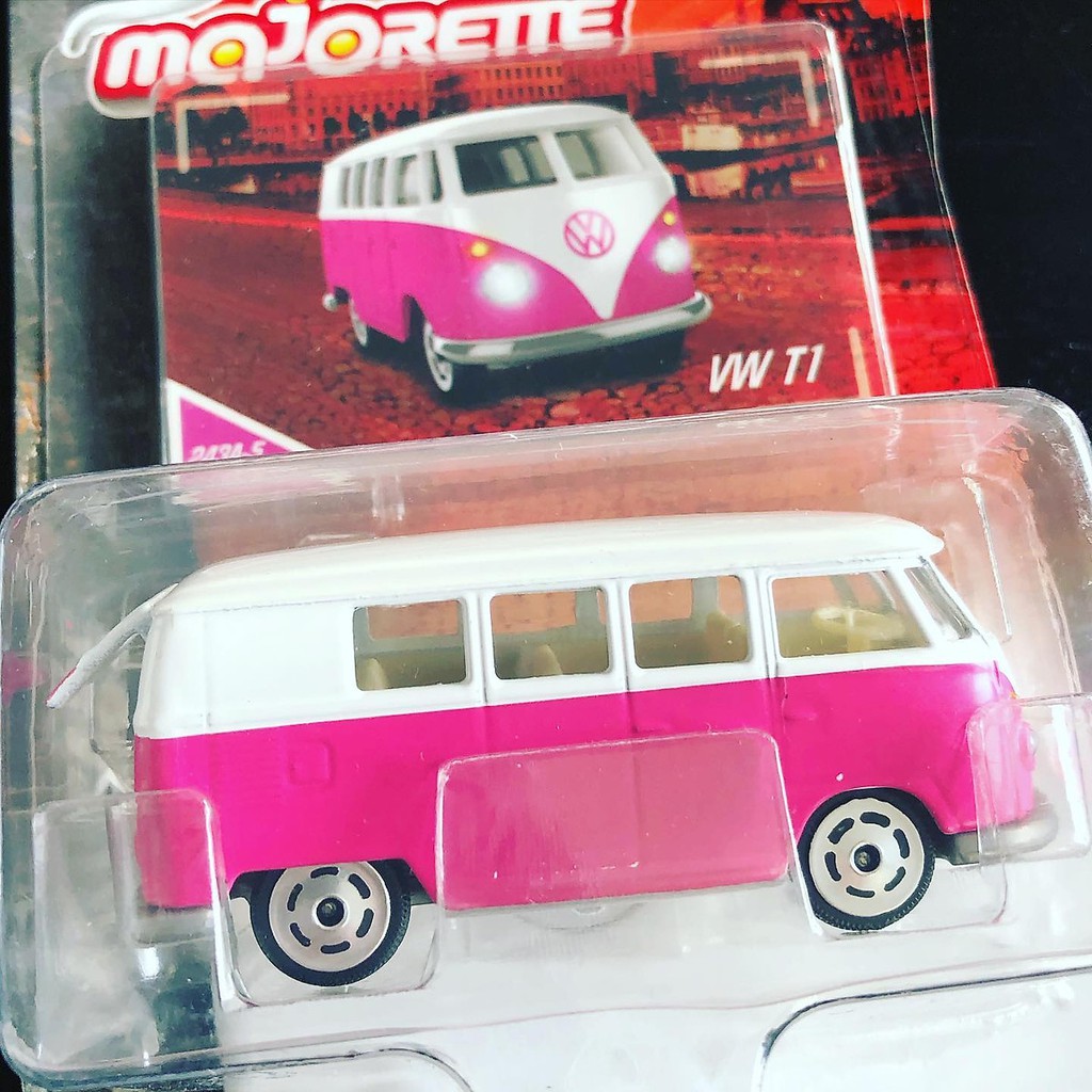 [Mã BMBAU50 giảm 7% đơn 99K] Đồ chơi Xe Mô Hình MAJORETTE VW T1 Bus - Pink Version 212052010051