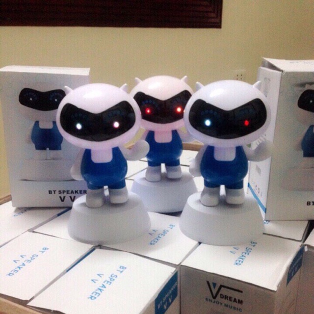 Loa vi tính + blutooth hình Robot Vivo cỡ lớn