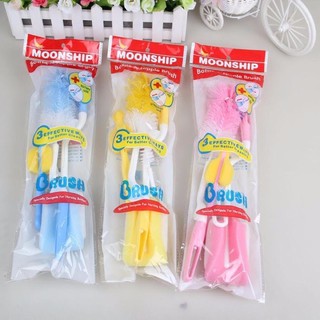 Bộ cọ rửa bình sữa và núm ti 4 món
