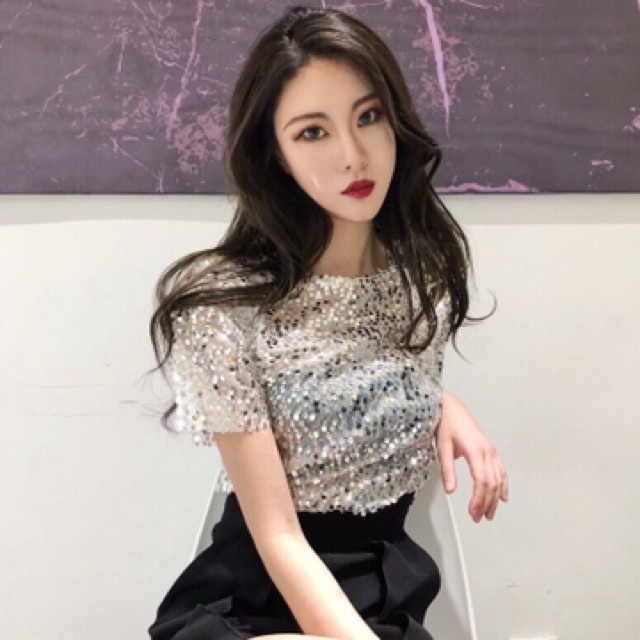 Áo nhũ kim sa hàng Ullzung siêu chảnh Quảng Châu