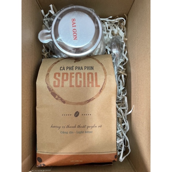Cà phê rang xay nguyên chất FINO SPECIAL.Hương vị hài hòa. Gu Việt. Pha máy,pha phin,cold brew. 100% nguyên chất.450g