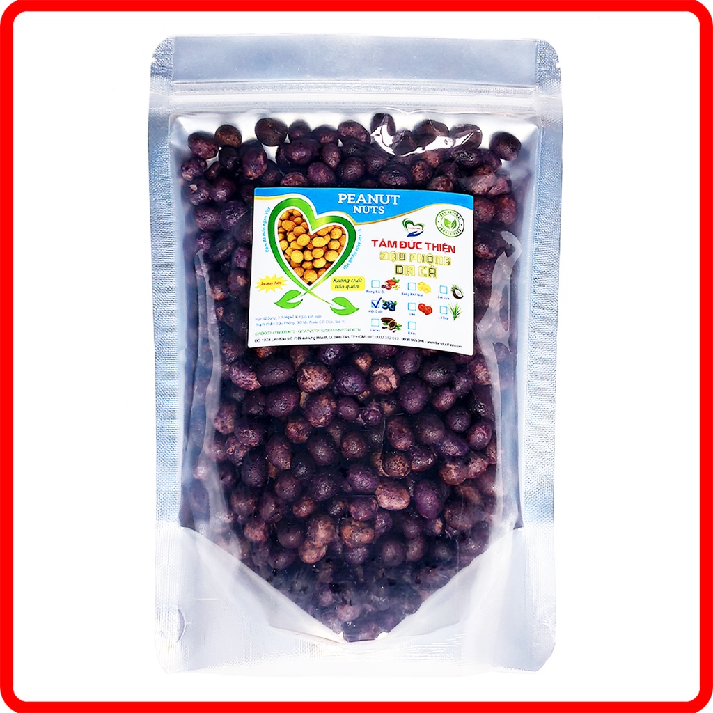 [Mã BMBAU50 giảm 7% đơn 99K] Combo 2 Túi: Đậu Phộng Da Cá Việt Quất 500GR và Bánh Vỏ Sò &amp; Đậu Hà Lan 205GR Tâm Đức Thiện