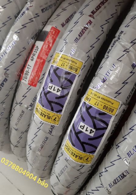 Vỏ BLAZETECH trước 70-80 sau 80-80/17 gắn tất cả loại xe gai như hình