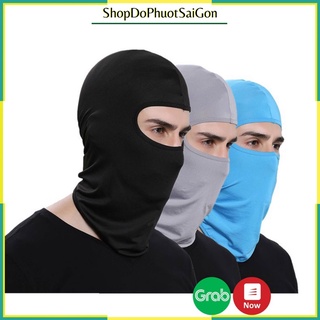 Khăn Trùm Đầu Ninja đội mũ fullface, chống nắng, chống bụi kiêm khẩu trang