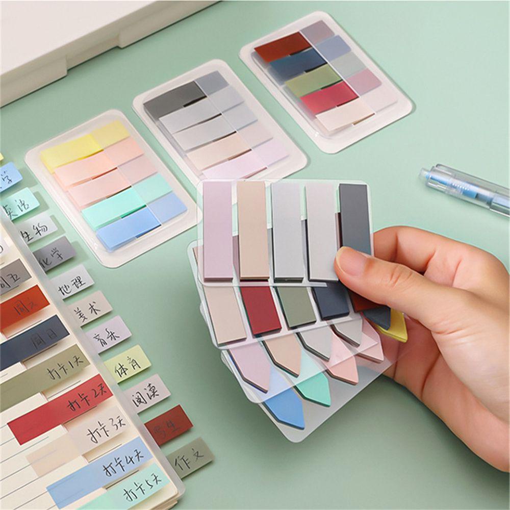 FAY Set 100 Tờ Giấy Dán Ghi Chú Đánh Dấu Trang Sách Tiện Dụng