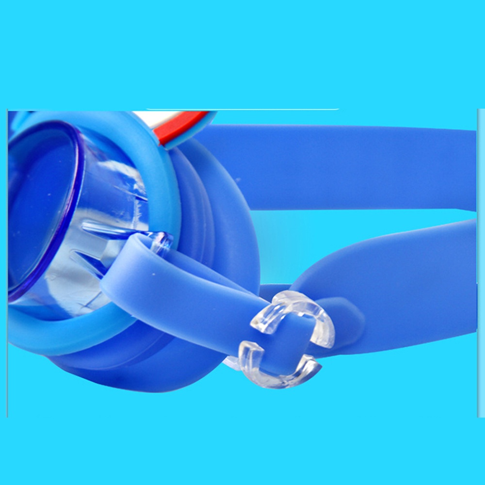 Kính Bơi Hình Người Nhện Hoạt Hình Đáng Yêu Bằng Silicone Đàn Hồi Cao Chống Nước Cho Trẻ Em