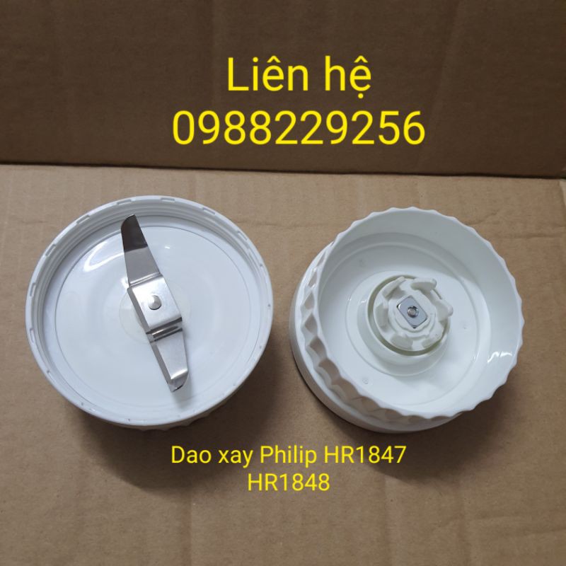 Phụ kiện bộ dao xay máy xay ép đa năng Philips HR1811 HR1847 HR1848