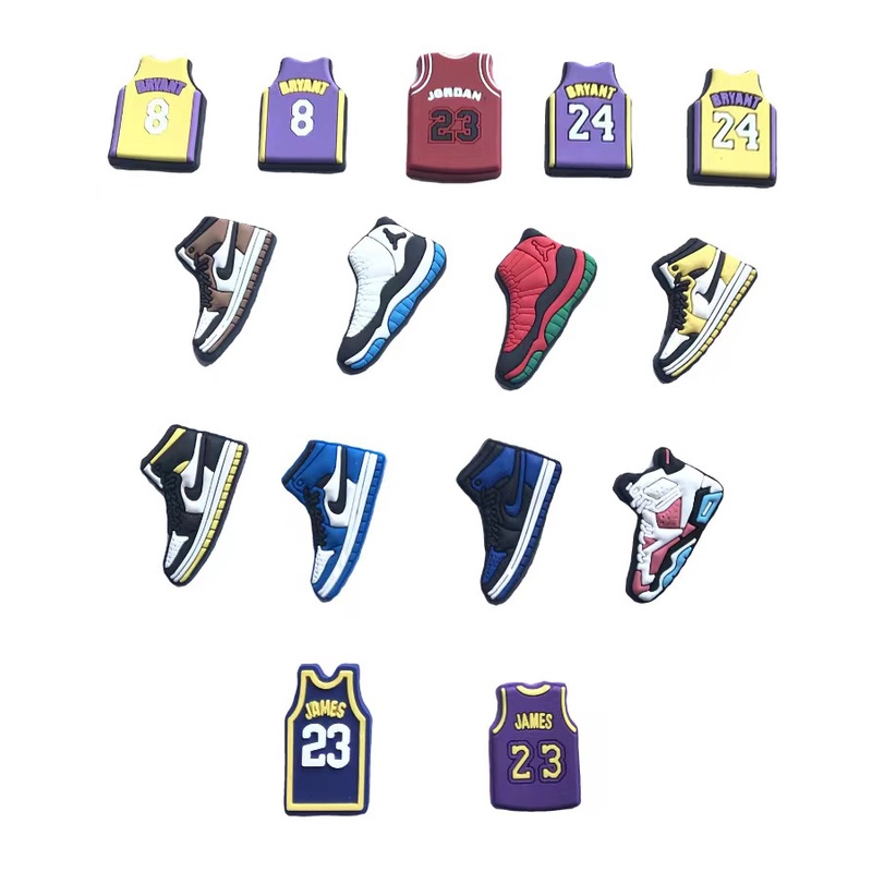 Phụ Kiện Trang Trí Giày Crocs Hình Hoạt Hình Kobe Jame