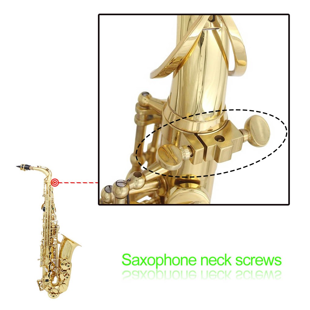 Phụ Kiện Cổ Kèn Saxophone Bằng Đồng Màu Vàng