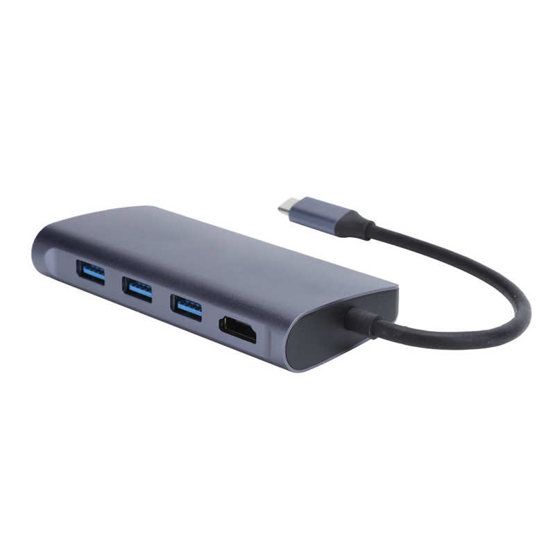 Bộ Chuyển Đổi Type‑ C 8 Trong 1 Sang / RJ45 / PD / Thẻ Nhớ / Thẻ Lưu Trữ / USB 3.0 Chất Lượng Cao