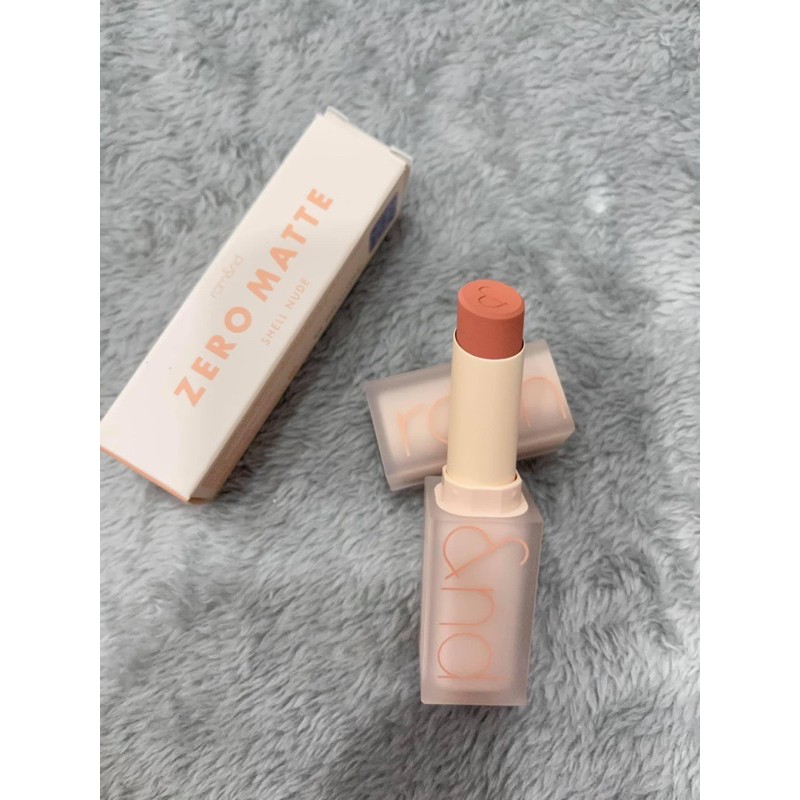 Son Thỏi Romand New Zero Matte Lipstick 09 Shell Nude