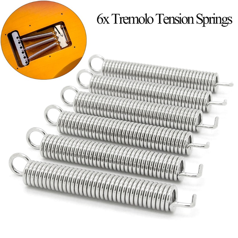 Set 6 Lò Xo Tremolo Đàn Guitar Điện Độ Đàn Hồi Cao