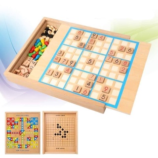 Bộ đồ chơi sudoku + cá ngựa + cờ caro/cờ vây