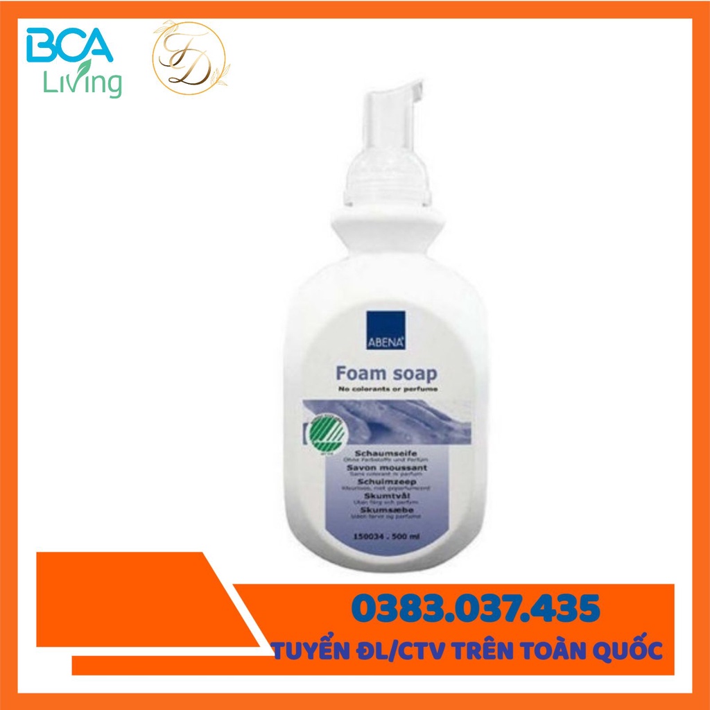Bọt rửa tay Foam Soap ABENA - Nhập khẩu Đan Mạch