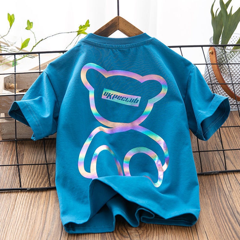 Áo Thun Cotton Tay Ngắn Thiết Kế Mới Thời Trang Xuân Hè Dành Cho Bé
