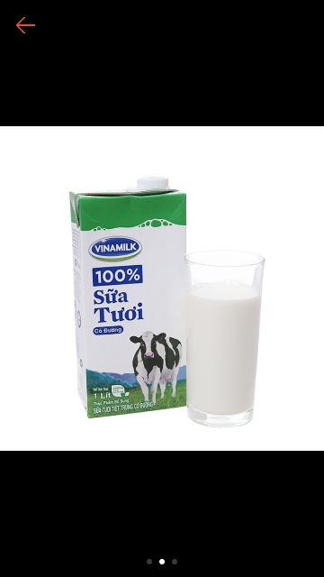 Sữa tươi tiệt trùng Vinamilk 100% hộp 1L