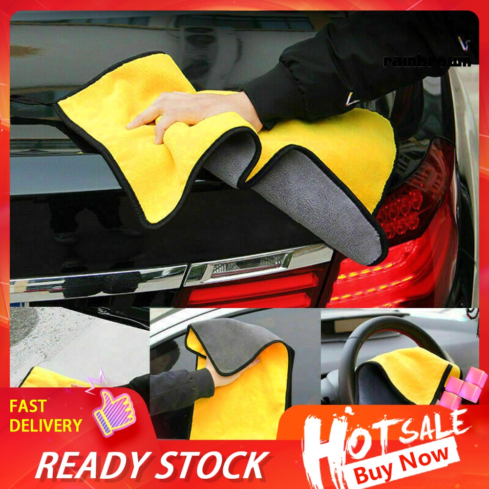 Khăn lau vệ sinh xe hơi chất liệu mềm mại thấm hút nước nhanh