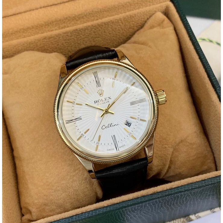 Đồng hồ nam Rolex Chính Hãng - Máy Pin Bảo Hành 24 Tháng - Chống Nước 3 ATM  - Mặt Kính Shapphire Siêu Đẹp