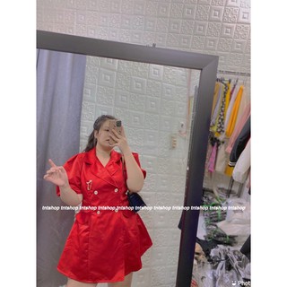 Đầm Gấm Cổ Vest [ TNT Shop Bigsize 60kg - 90kg ] Ảnh thật 100%