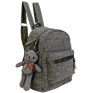 Combo: Balo thời trang gấu Teddy Botusi Xám