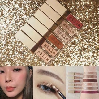Set gel kẻ viền mắt kim tuyến stila 6 cây đủ màu