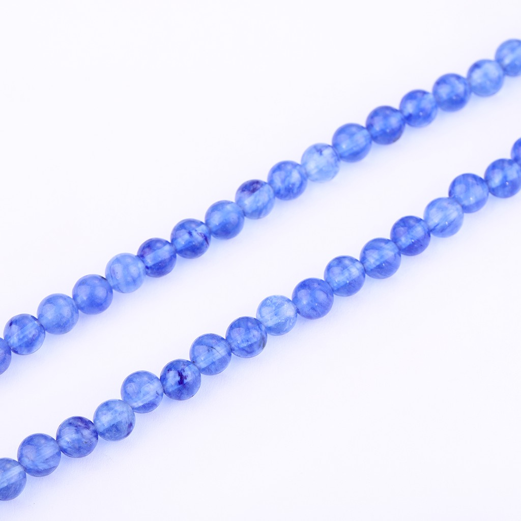 Chuỗi hạt đá pha lê xanh dương 4mm 6mm 8mm 10mm dùng làm trang sức thời trang