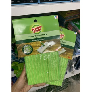 Khăn Lau Nhà Microfiber Scotch Brite 3M - Khăn Lau Thay Thế Cây Lau Microfiber Cao Cấp